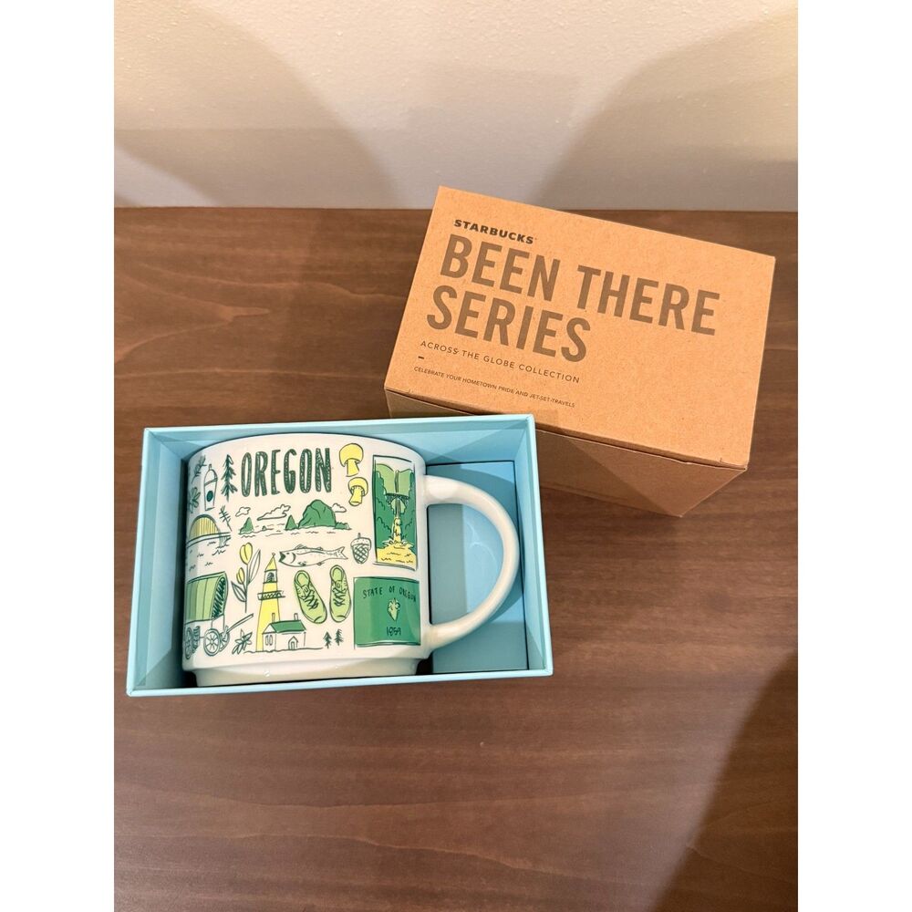 Starbucks Oregon Been There Series 14 oz Coffee Mug Collectible New In Box